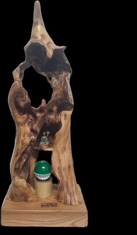 Gateway — root-wood sculpture by Teho Halbae